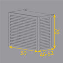 Copri Condizionatore 90x70x52 cm in Alluminio Blade S Bianco