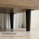 Mobile  2 Ante 2 Cassetti 76,5x39,5x64,5 cm in Legno Naturale