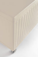 Baule Contenitore da Esterno 164,8x72x70h cm Apertura Facile e Ruote in Alluminio Ocean M Seta 