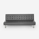 Divano Letto Clic Clac 180x64x70 cm in Similpelle Grigio