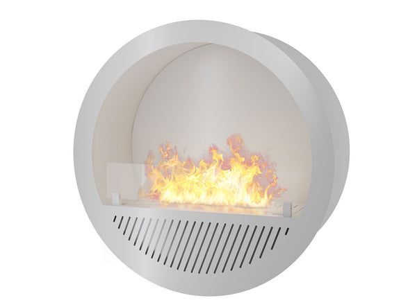 Camino a Bioetanolo da Incasso Ø74x30 cm Incyrcle Slim Inside Bianco online