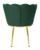 Poltrona Mindy Verde 70x63x83 cm in Legno e Ferro 