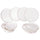 Service de table 12 pièces en New Bon China VdE Tivoli 1996 Luxury White