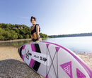SUP Tavola Gonfiabile 290x76x13 cm con Pagaia Zaino e Accessori Wattsup Jelly Rosa