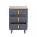 Mobiletto Norbert 45x39x63 h cm in Legno Grigio