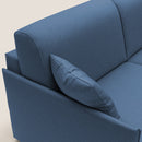 Divano Letto 2 Posti 149x90x96 cm in Tessuto Blu