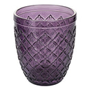 Set 6 Bicchieri Acqua Castle Provence in Vetro VdE Tivoli 1996 Viola