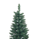 Albero di Natale Artificiale 210 cm 687 Rami Design Alto e Stretto Verde 