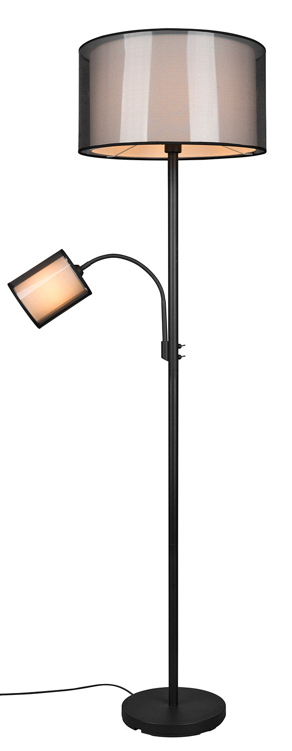 Piantana da Interno Attacco E27 in Metallo Nero Opaco prezzo