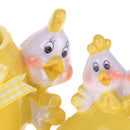 Set 2 Uova in Ceramica con Coperchio Larghezza 11 cm