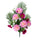 Set 3 Fiori Artificiali Frontale Dalia Margherita x12 49 cm
