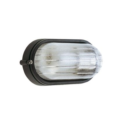 acquista Petit Plafonnier Ovale Couleur Noire pour Extérieur Ligne Industrielle Sovil