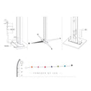Doccia Solare da Esterno Giardino 25L Miscelatore Arkema Spring Fascia Inox Bianco Crema