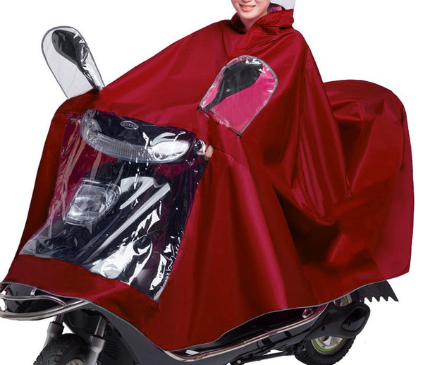 Blouson imperméable unisexe pour moto scooter universel catadioptre rouge acquista