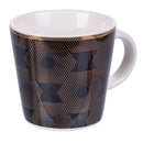 Set 6 Tazzine da Caffè Ø6x5,5 cm in Bone China VdE Tivoli 1996 Mondrian