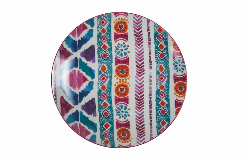 Servizio Piatti 18 Pezzi in Porcellana e Gres 6 Posti Villa d'Este Home Tivoli Casablanca