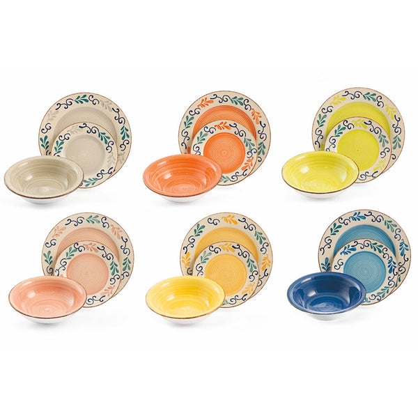 acquista Service de table 18 pièces en grès VdE Tivoli 1996 Nantes