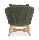 Poltrona 76x78x77h cm con Cuscini Coachella Verde 