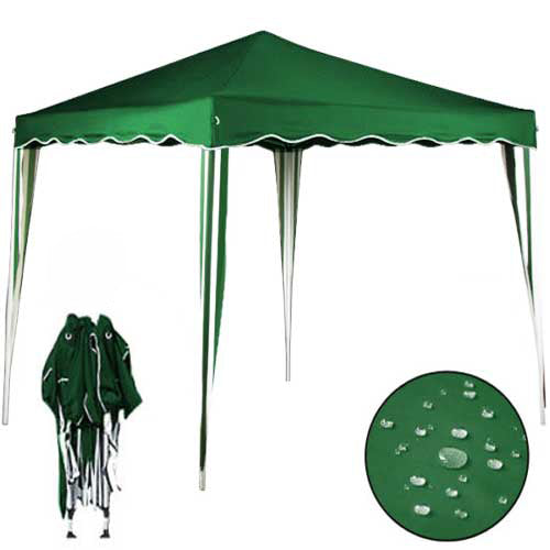 prezzo Gazebo da Giardino Pieghevole 3x3 m Impermeabile Richiudibile con Sacca Verde
