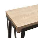 Consolle Allungabile da Esterno in Legno e Ferro H77x40x90/300cm Dalia Abete Tinto Classica