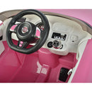 Macchina Elettrica per Bambini 12V con Licenza Fiat 500 Rosa