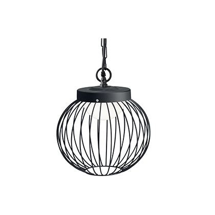 sconto Sovil Lampe à Suspension Extérieure LED Noire 20W 4000K