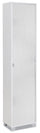 Armoire 1 Porte 43x190x29 cm Blanc Flammé