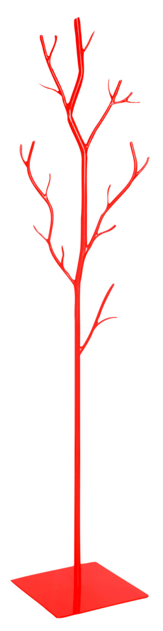 Portemanteau de sol 33x33x178 cm en fer forgé Vasconi Salice rouge prezzo