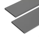 Set di Divisori Casseti Vertex-Concept L600 Grigio Antracite Alluminio e Tecnoplastica Emuca