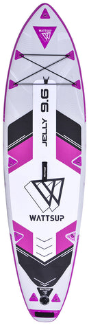 SUP Tavola Gonfiabile 290x76x13 cm con Pagaia Zaino e Accessori Wattsup Jelly Rosa