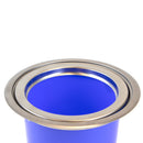 Pattumiera da Incasso per Piano Cucina 6 Litri in Acciaio e Plastica Emuca