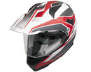 Casco Integrale per Moto Cross con Frontino CGM Forward 606G Rosso Opaco Varie Misure