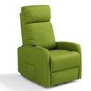 Poltrona Alzapersona Elettrica 2 Motori 67x75x110 cm in Tessuto Seattle Verde Adrenalina