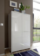 Mobile Alto da Salotto 3 Porte 140x78x42cm TFT  Sorren Bianco Lucido