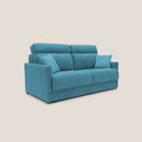 Divano Letto 2 Posti 176x102x97 cm in Tessuto Azzurro