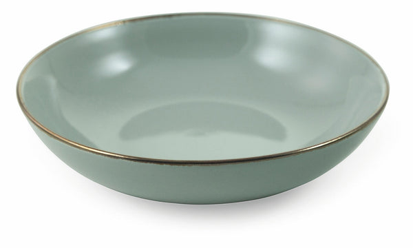 online Set de 6 Assiettes Creuses Ø20,5x5,3 cm en Gres VdE Tivoli 1996 Royal Light Dove Grey