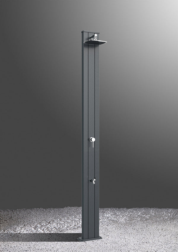 prezzo Doccia da Esterno Giardino Miscelatore e Lavapiedi Arkema Spring S Grigio Antracite