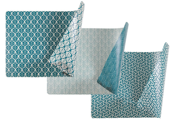 sconto Lot de 6 sets de table double face 45x30 cm VdE Tivoli 1996 Feuille de Bali