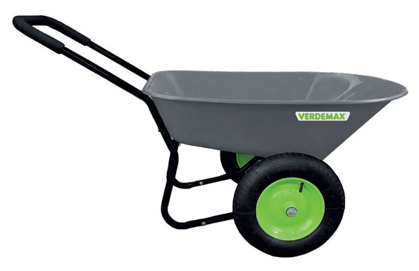 Carriola Multiuso 65 Litri Verdemax in Plastica Resistente Grigio e Verde online