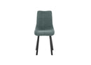 Set 4 Sedie Iris 45x56x86 cm in Tessuto Easy-Clean Acquamarina       