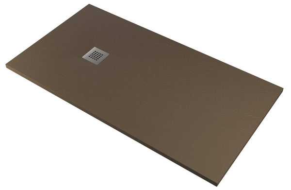 Receveur de douche en pierre 80x100 cm Pedrinelli Ardesia Stone Side gris tourterelle deuxième choix acquista