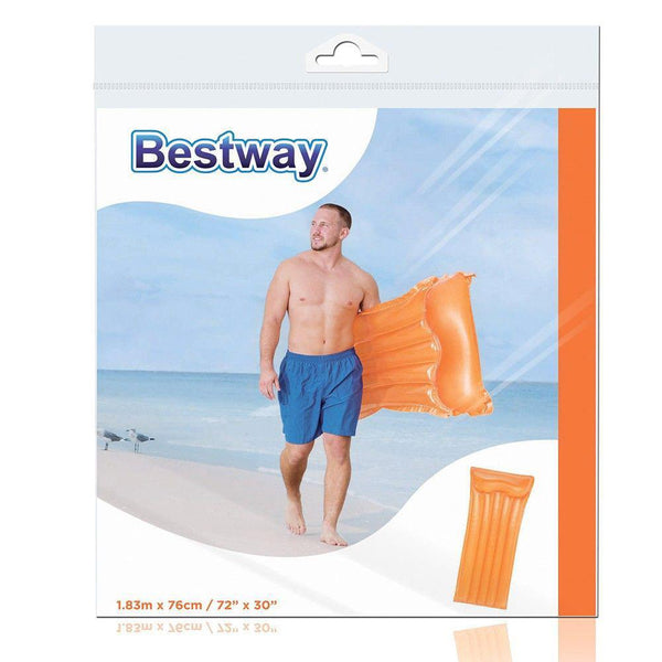 Matelas Gonflable Sea Beach 183x69 cm Orange Transparent 44013/Ar Bestway sconto