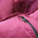 Divano 3 Posti Chandler 196x81x89 h cm in Velluto Rosso