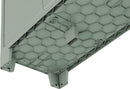 Armadio da Giardino 8 Ripiani 80x44x182 cm Keter Planet Outdoor Multispace Grigio e Verde