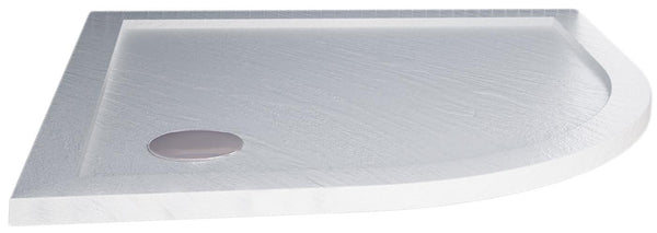 sconto Receveur De Douche Semi-Circulaire Acrylique Fosterberg Floret 4 Blanc Différentes Tailles