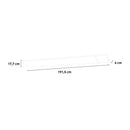 Pannello Radiante Riscaldante ad Infrarossi 191,5x17,7x6 cm 3200W Sined Calore Bianco