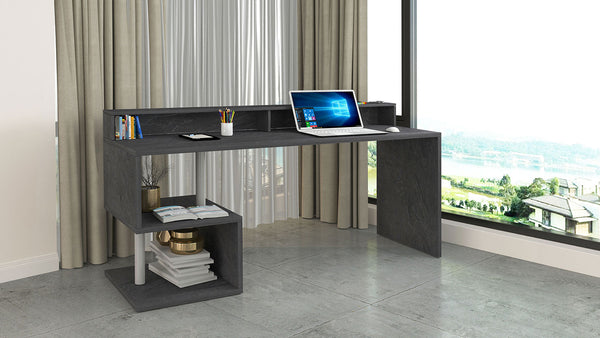 online Scrivania a Giorno 180x60x92,5 cm Esse Report Grigio