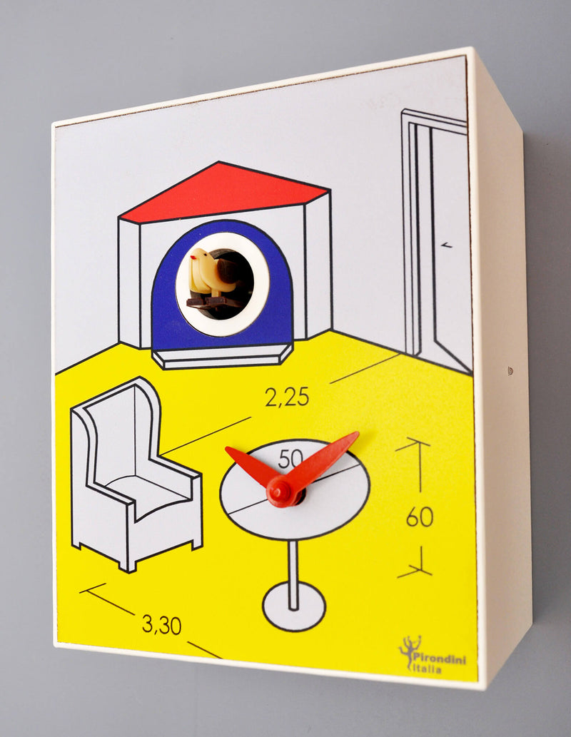 Orologio a Cucù da Parete 16,5x20x10cm Pirondini Italia D'Apres Archi