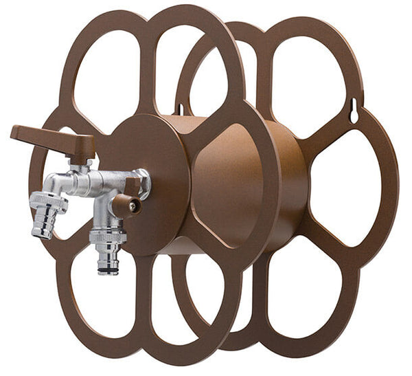 online Porte-tuyau mural en métal avec double sortie Belfer 42/FR Rouille