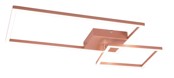 sconto Plafoniera da Interno a LED SMD in Metallo Oro rosa